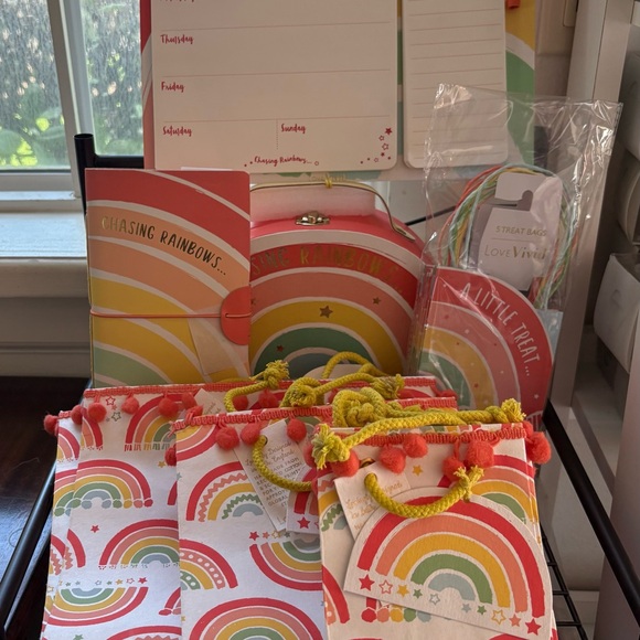 Love Vivid 13 Piece Rainbow Themed Party Supplies & Gifts Set